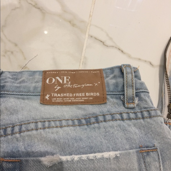 One Teaspoon Trashed Free Birds - Picture 4 of 6